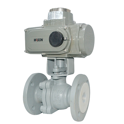 防爆電動襯氟球閥