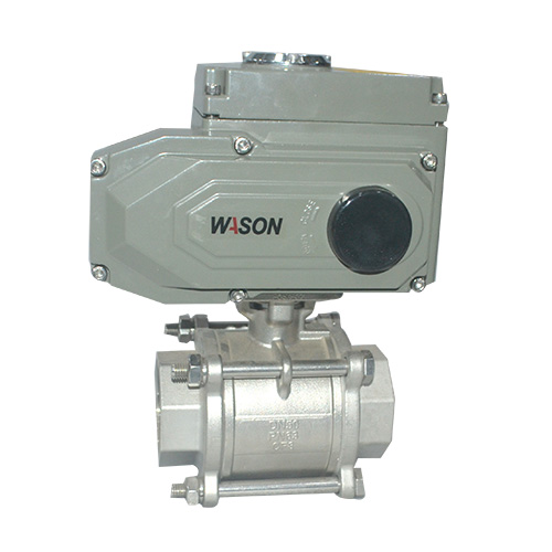 三片式電動球閥